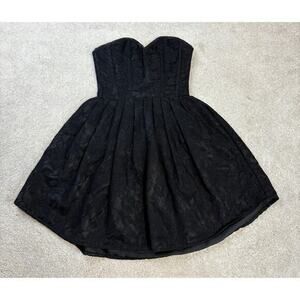Top Drawer by Daisy Corsets Lavish Black Lace Corset Dress Black Size S
